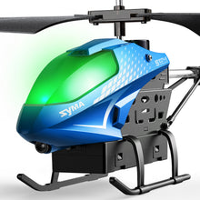 Load image into Gallery viewer, SYMA S107H-E RC Helicopter, Remote Control Helicopter with 40 Mins Flight Time(2 Batteries), Auto Obstacle Avoidance, 7 LED Lights and Altitude Hold, Gifts Toys for Kids 8-12