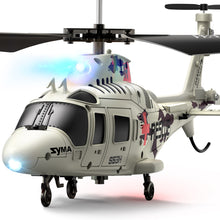 Load image into Gallery viewer, SYMA S53H Rescue RC Helicopter with Upgraded Protection System, White
