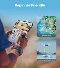 Load image into Gallery viewer, SYMA Drone with Camera 1080P HD FPV Foldable Drone for Kids and Adults, Blue