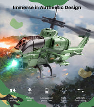 Load image into Gallery viewer, SYMA Remote Control Helicopter, S55H Military Attack RC Helicopter with Cool Appearance Design