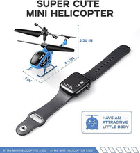 Load image into Gallery viewer, SYMA S100 Remote Control Helicopter 3.5 Channel Micro Indoor Aircraft Blue