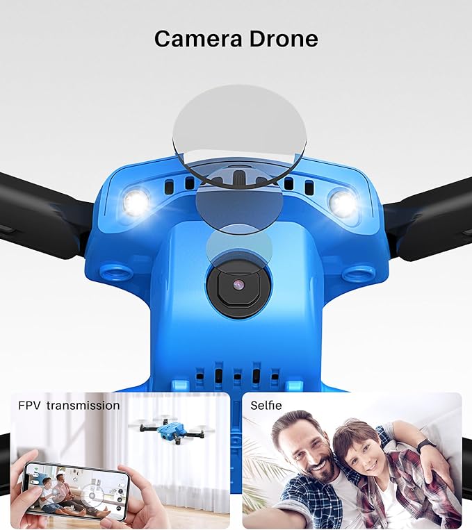 Syma Mini Drone with Camera for Kids Adults 720p HD FPV Camera Remote Control Toys Gifts for Boys Girls with Altitude Hold Headless Mode One Key