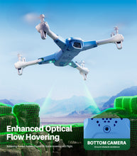 Load image into Gallery viewer, SYMA Drone with Camera 1080P HD FPV Foldable Drone for Kids and Adults, Blue