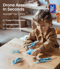 Load image into Gallery viewer, SYMA X440 Drone for Kids with 7-Color LED Light, 2 Batteries, Blue