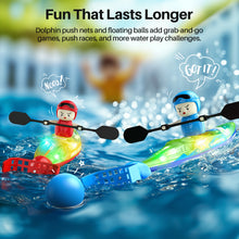 Load image into Gallery viewer, SYMA 2 Pack RC Boats for Kids 6-12, Remote Control Boats with Dolphin Push-Ball Design, 40 Mins Playtime, 2.4GHz Water Toys for Pool, Bathtub, Portable Pool and Water Table