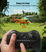 Load image into Gallery viewer, SYMA S53H RC Helicopter Rescue Remote Control Helicopter with Dazzling Night Flights, Red
