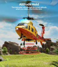 Load image into Gallery viewer, SYMA S53H RC Helicopter Rescue Remote Control Helicopter with Dazzling Night Flights, Red