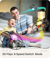Load image into Gallery viewer, SYMA X660 Drone with LED Mini Quadcopter 3D Flip Rotary Ascent Full Protection UFO Toys