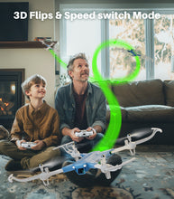 Load image into Gallery viewer, SYMA Drone with Camera 1080P HD FPV Foldable Drone for Kids and Adults, Blue