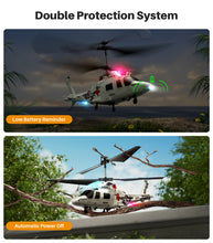 Load image into Gallery viewer, SYMA S53H Rescue RC Helicopter with Upgraded Protection System, White