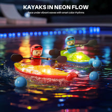 Load image into Gallery viewer, SYMA 2 Pack Kayak RC Boats with Magnetic Dolphin Heads - Remote Control Boat Catches Iron Balls, 40 Mins Playtime, Pool/Water Table Toy Gift for Kids 8-12