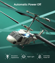 Load image into Gallery viewer, SYMA S54H Military RC Helicopter for Adults, Army Military Black Hawk Helicopter Planes for Kids, White