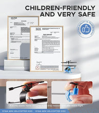 Load image into Gallery viewer, SYMA S100 Remote Control Helicopter 3.5 Channel Micro Indoor Aircraft Blue