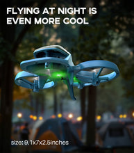 Load image into Gallery viewer, SYMA X990 Remote Control Helicopter, 2.4Ghz Aerobatic Drone with Altitude Hold, One Key Take Off/Landing, Headless Mode, LED Lights, Ideal Gift for Kids, Bule