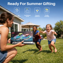 Load image into Gallery viewer, SYMA 2 Pack RC Boats for Kids 8-12, Remote Control Racing Boat Set for Pool with LED Lights,40 Mins Playtime(2 Batteries) and One-Key Water Spay, Summer Gifts Toys for Boys and Girls