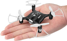 Load image into Gallery viewer, Syma Newest X20 Mini Pocket Black Drone Headless Mode 2.4Ghz Nano LED Altitude Hold