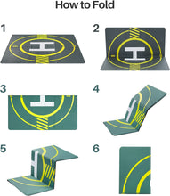 Load image into Gallery viewer, Double Sided Waterproof Landing Pads 16.9'' Universal Helipad for Drone