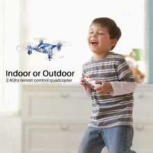 Load image into Gallery viewer, SYMA X20 Mini RC Drone Easy Indoor Small Flying Toys Pocket Quadcopters Blue