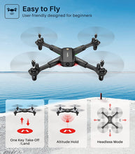 Load image into Gallery viewer, SYMA X800W Foldable Mini RC Drone for Adults with 1080P FPV Camera
