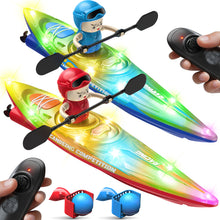 Load image into Gallery viewer, SYMA 2 Pack RC Boats for Kids 6-12, Remote Control Boats with Dolphin Push-Ball Design, 40 Mins Playtime, 2.4GHz Water Toys for Pool, Bathtub, Portable Pool and Water Table
