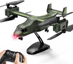 SYMA X550 Military RC Helicopters 4CH Remote Control Multiple Stunt Flying LED Light Green