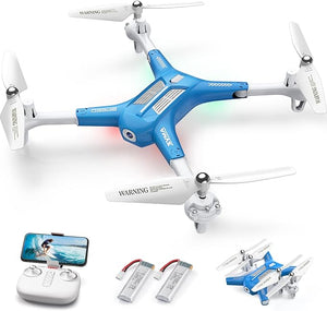 SYMA X600W Drone Remote Control Headless Mode One Key Start 3D Flips Blue