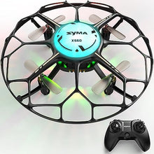 Load image into Gallery viewer, SYMA X660 Drone with LED Mini Quadcopter 3D Flip Rotary Ascent Full Protection UFO Toys
