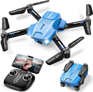 SYMA X200W Mini Drone with Camera 720P HD FPV Camera Altitude Hold Headless Mode 3D Flips Blue