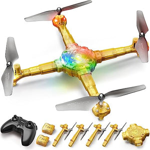SYMA X440 Mini RC Drone with Detachable Arms with 7-Color Light Switching 16 Stunts