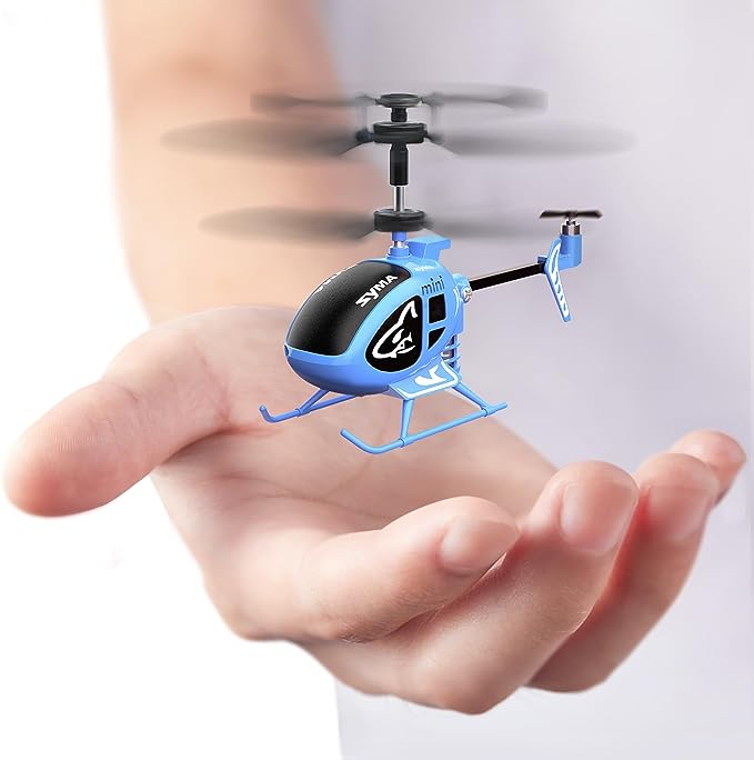 SYMA S100 Remote Control Helicopter 3.5 Channel Micro Indoor Aircraft Blue