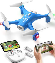 Load image into Gallery viewer, SYMA X400 Mini Drone Remote Control Quadcopter with APP Control Blue
