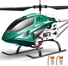 Load image into Gallery viewer, SYMA S50H Remote Control Helicopter with 3.5 Channel 16 Mins Flight Time Green
