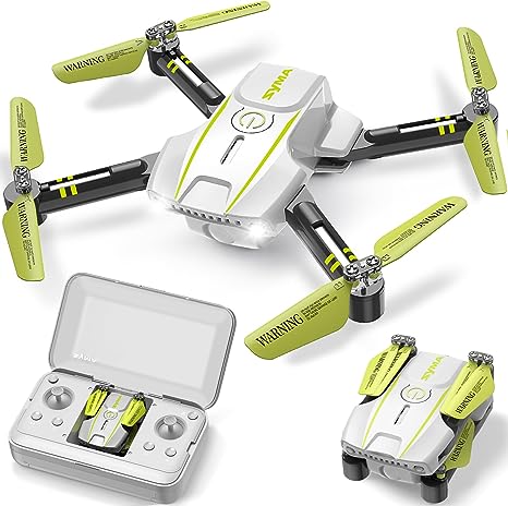 SYMA X200 Foldable Mini Drone Portable Pocket Nano Quadcopter Flying Indoor RC Toys White