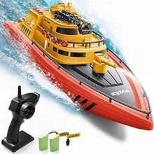 Load image into Gallery viewer, SYMA Q14 Remote Control Boat 1: 28 Scale Simulated Fireboat High Speed
