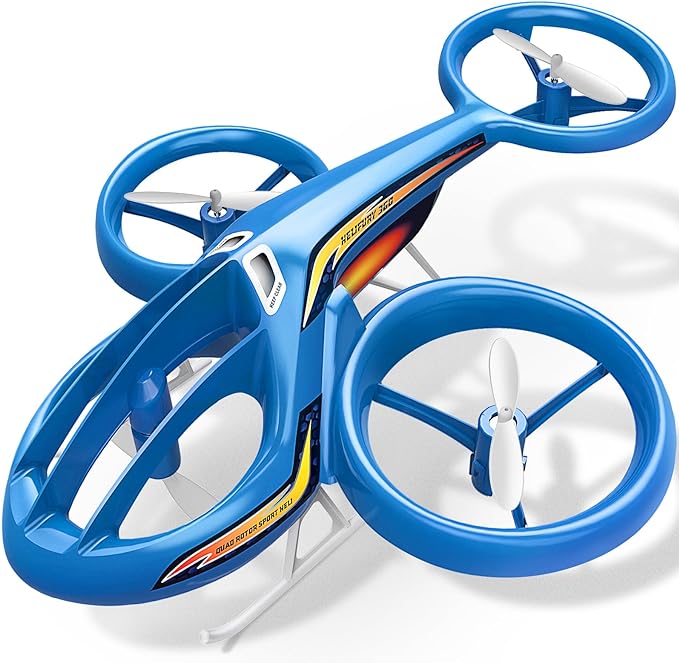 SYMA TF1001 RC HelicopterAerobatic Flight Plastic Airplane Drone Indoor Blue