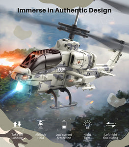 SYMA RC Helicopter, S55H Military Remote Control Helicopter Toy for Boys Girls
