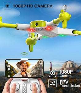 SYMA X800W Drone with Camera Foldable FPV Remote Control Quadcopter White