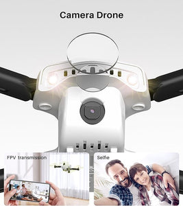 SYMA Mini Drone with Camera 720P FPV Camera Drones Headless Mode One Key Start Speed Adjustment 3D Flips White