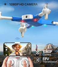 Load image into Gallery viewer, SYMA X800W Drone with Camera RC Quadcopter Flying Toys Blue
