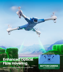 SYMA Drone with Camera 1080P HD FPV Foldable Drone for Kids and Adults, Blue
