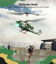 Load image into Gallery viewer, SYMA Remote Control Helicopter, S55H Military Attack RC Helicopter with Cool Appearance Design
