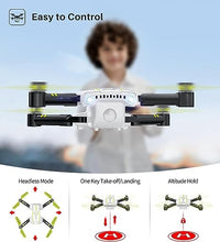 Load image into Gallery viewer, SYMA X200 Foldable Mini Drone Portable Pocket Nano Quadcopter Flying Indoor RC Toys White
