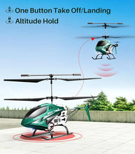 Load image into Gallery viewer, SYMA S50H Remote Control Helicopter with 3.5 Channel 16 Mins Flight Time Green
