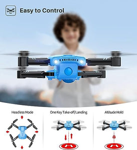 SYMA X200 Mini Drone Portable Pocket Quadcopter Indoor Play RC Toys Blue
