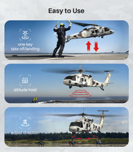 Load image into Gallery viewer, SYMA S54H Military RC Helicopter for Adults, Army Military Black Hawk Helicopter Planes for Kids, White
