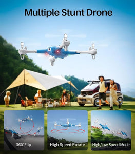 SYMA X600W Drone Remote Control Headless Mode One Key Start 3D Flips Blue