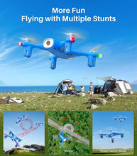 Load image into Gallery viewer, SYMA X400 Mini Drone Remote Control Quadcopter with APP Control Blue
