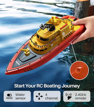 Load image into Gallery viewer, SYMA Q14 Remote Control Boat 1: 28 Scale Simulated Fireboat High Speed
