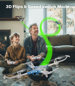 SYMA Drone with Camera 1080P HD FPV Foldable Drone for Kids and Adults, Blue