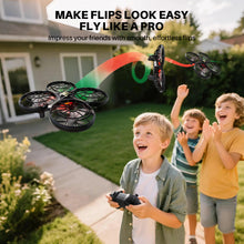 Load image into Gallery viewer, SYMA Drone for Kids 8-12 with Automatic Obstacle Avoidance, 20 Mins Flight Time(2 Batteries), One-Key 360°Flips and Altitude Hold, Safe Flying Toys for Boys and Girls
